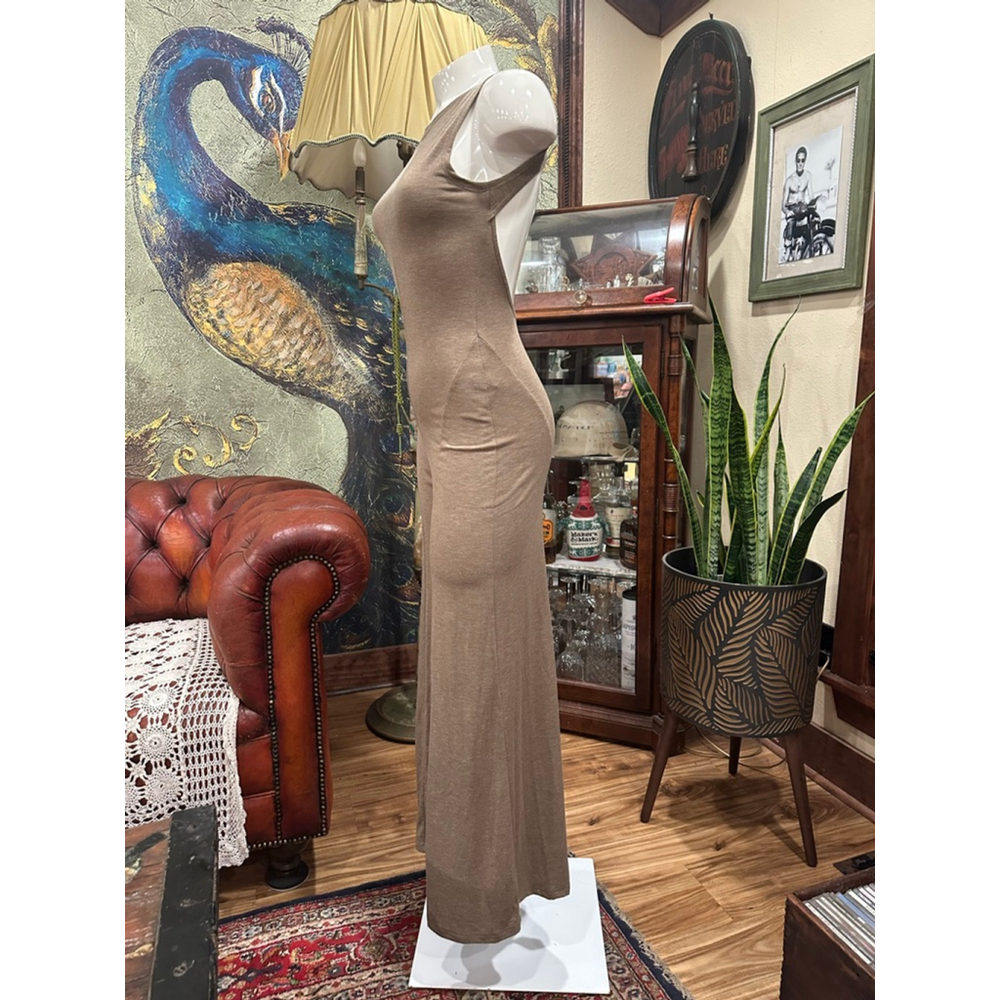 NWOT SHEIN Bohemian Brown Sleeveless Wide Leg Jumpsuit - Size 6 - Picture 6 of 15